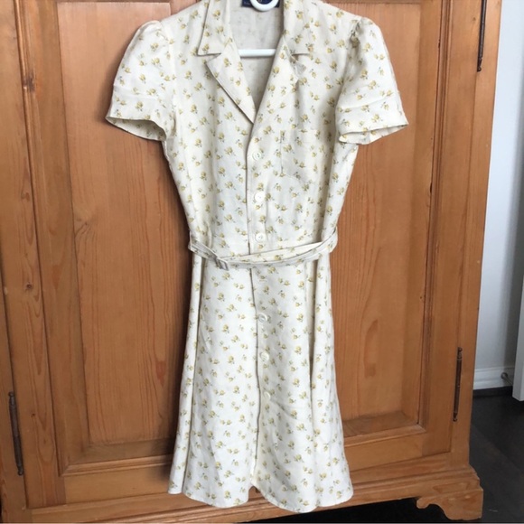 NWT Polo Ralph Lauren floral belted linen dress 14 - Picture 3 of 9